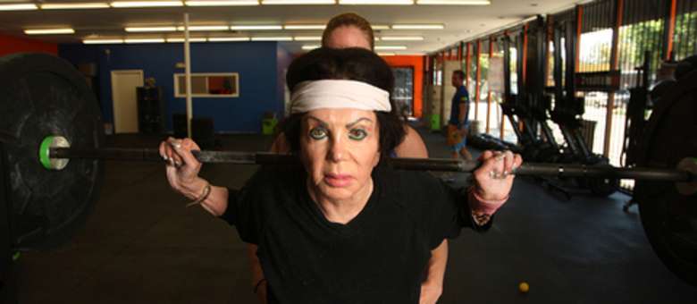 Jackie Stallone crossfit training at 93 years old